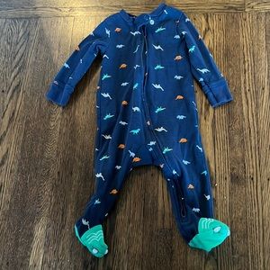 Dinosaur Pj Onesie Sleeper with feet